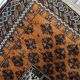 Handmade antique Afghan Baluch rug 107cm x 189cm, 1920s