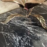 Cendrier fleur en laiton vintage