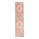 Tapis de couloir vintage rouge pâle et marron, 3 x 12 pouces (82 x 336 cm)