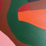 Colorful stretched canvas painting "abstraction 3" by bODASCA