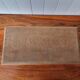 Raw wood lacemaker's bench