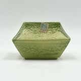 Vintage Ceramic Vase in Sage Green Bertoncello Handmade Decor, Italy, 1970s