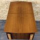 1960s 1970s Teak Sewing Box Sewing Table Utensil Holder with Basket