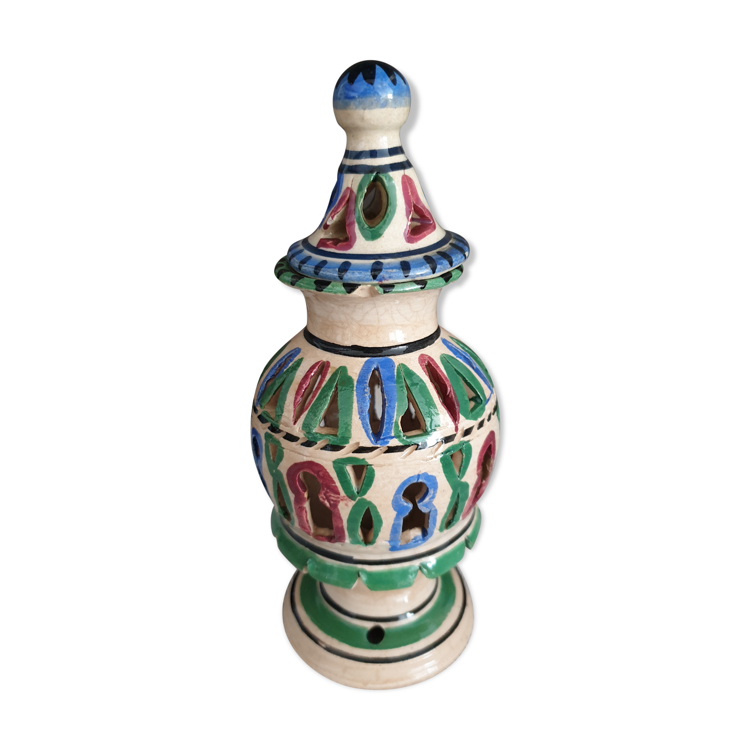 Oriental ceramic lamp foot to equip