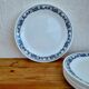 Set of 10 vintage Corelle American blue flat plates