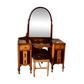 Dressing table with inlaid mahogany mirror - Philadelphia, 1925
