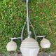 Art Deco 4-flame chandelier