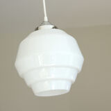 Pendant lamp globe opaline