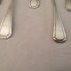 Louche set and 8 tablespoons Alfenide Christofle