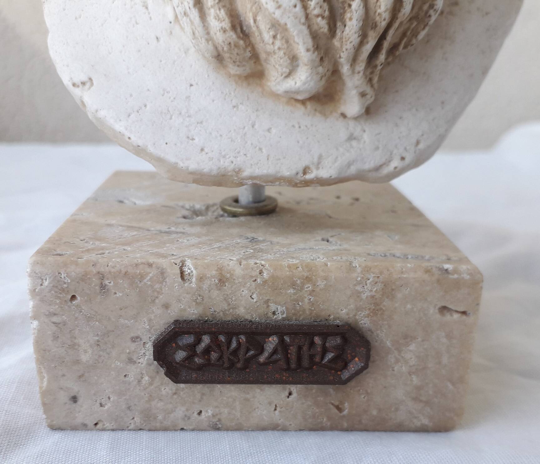 Greek bust of Socrates