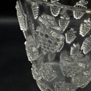 René Lalique "Malaga" model vase, pressed molded glass, circa 1937