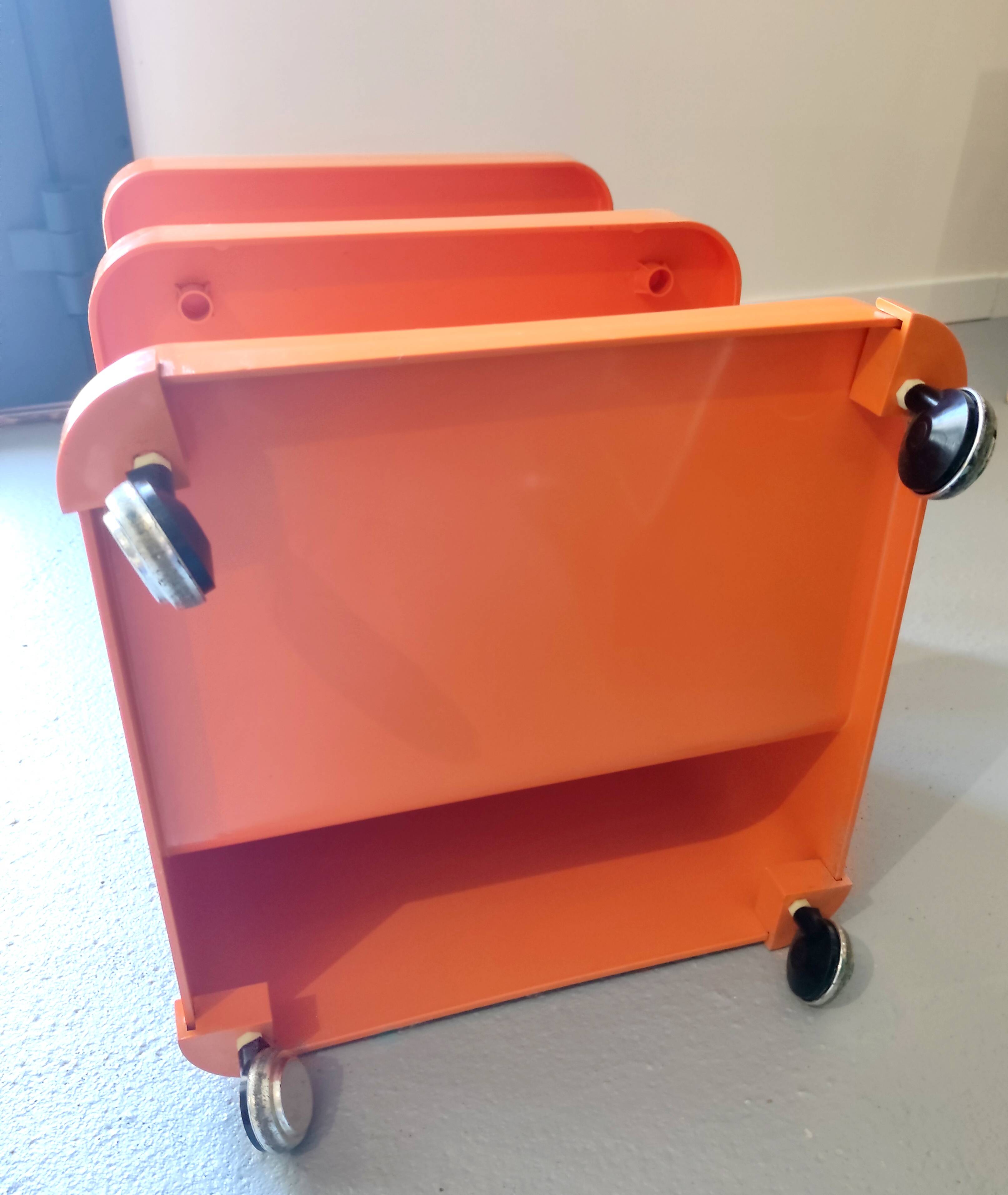 Vintage seventies serving trolley