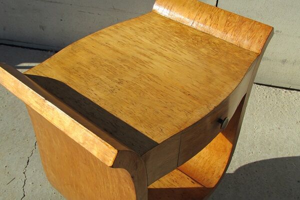 Console from the 1950s, mahogany and Sycamore
