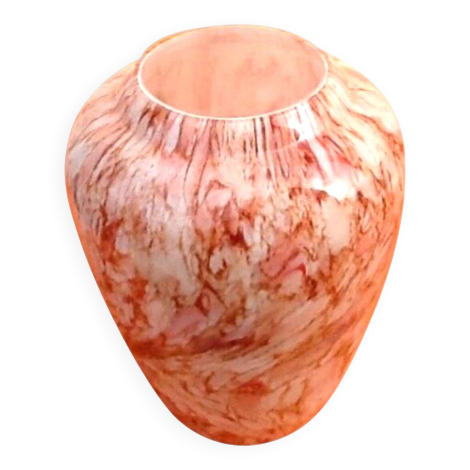 Vase (large model) Murano style marbled glass