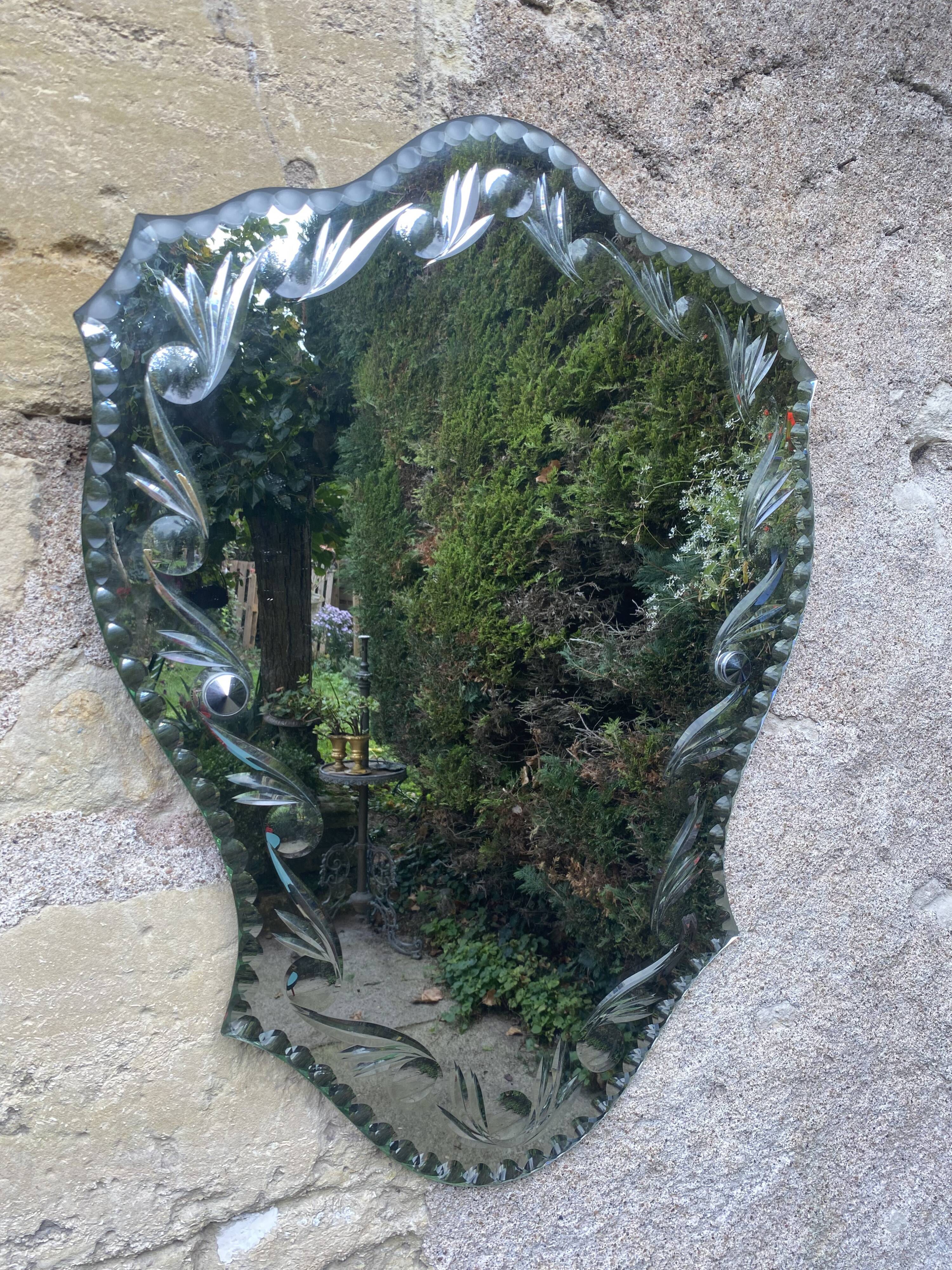 Venetian mirror from the 1950s-60s