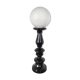 Black vintage wood lamp