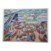 Affiche pédagogique scolaire, le grand magasin, Rossignol Montmorillon