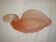 Vide poche cygne en verre poli rose