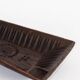 Grain shovel, spice shovel in engraved wood - Folk art