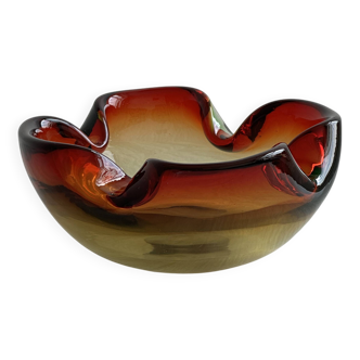 Murano style blown glass empty pocket