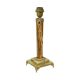 Classic Onyx and Brass Column Table Lamp 20th Century