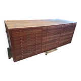 60-drawer shop cabinet - 1950s