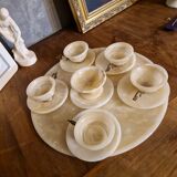 Onyx stone coffee set