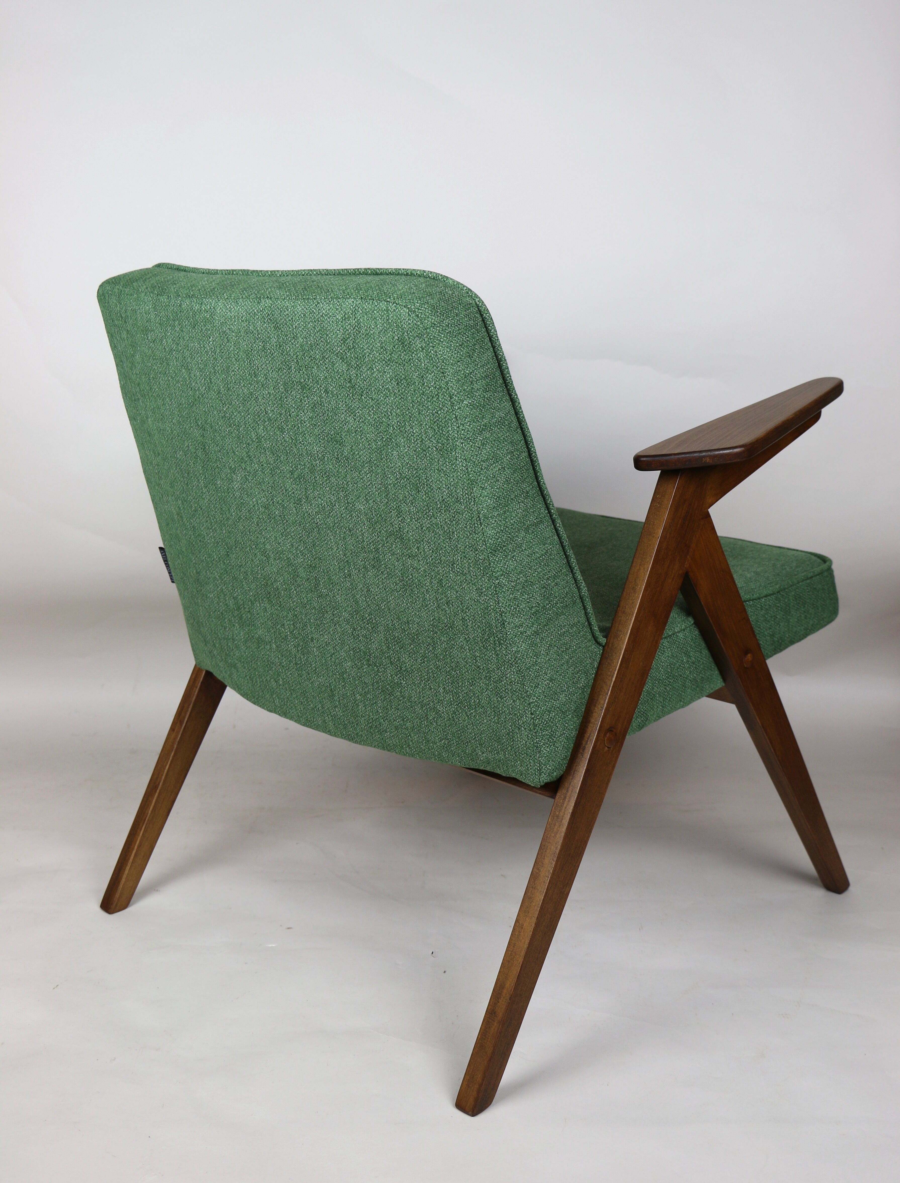Green Bunny armchair by Józef Chierowski, 1970s