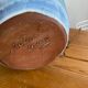 Ceramic lamp signed vintage