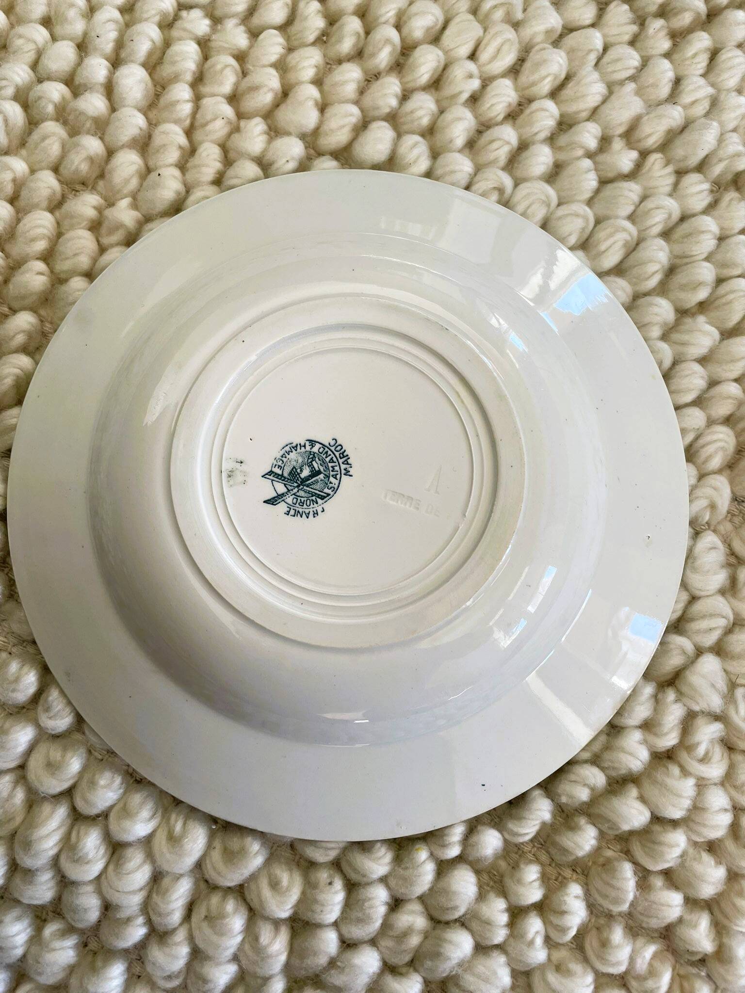 Lot of 6 ironstone plates (Morocco series)