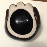 Empty ceramic hand shape pocket