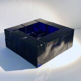 Blue Murano glass centerpiece, Italy 1960s