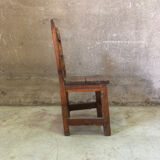 Old Savoyard chair folk art