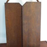 Triptych mirror 1900 with beveled mirrors, 88/42 x 68 cm