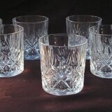 7 Verres Gobelets à Whisky en cristal