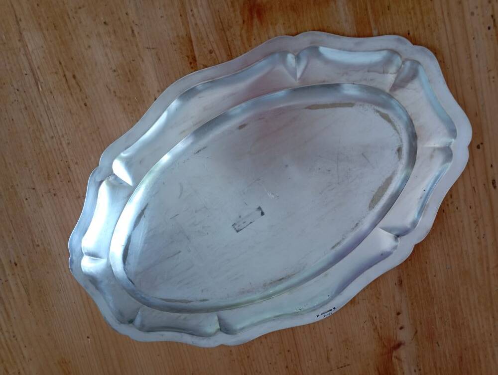 Silver dish 50 cm cailar bayard