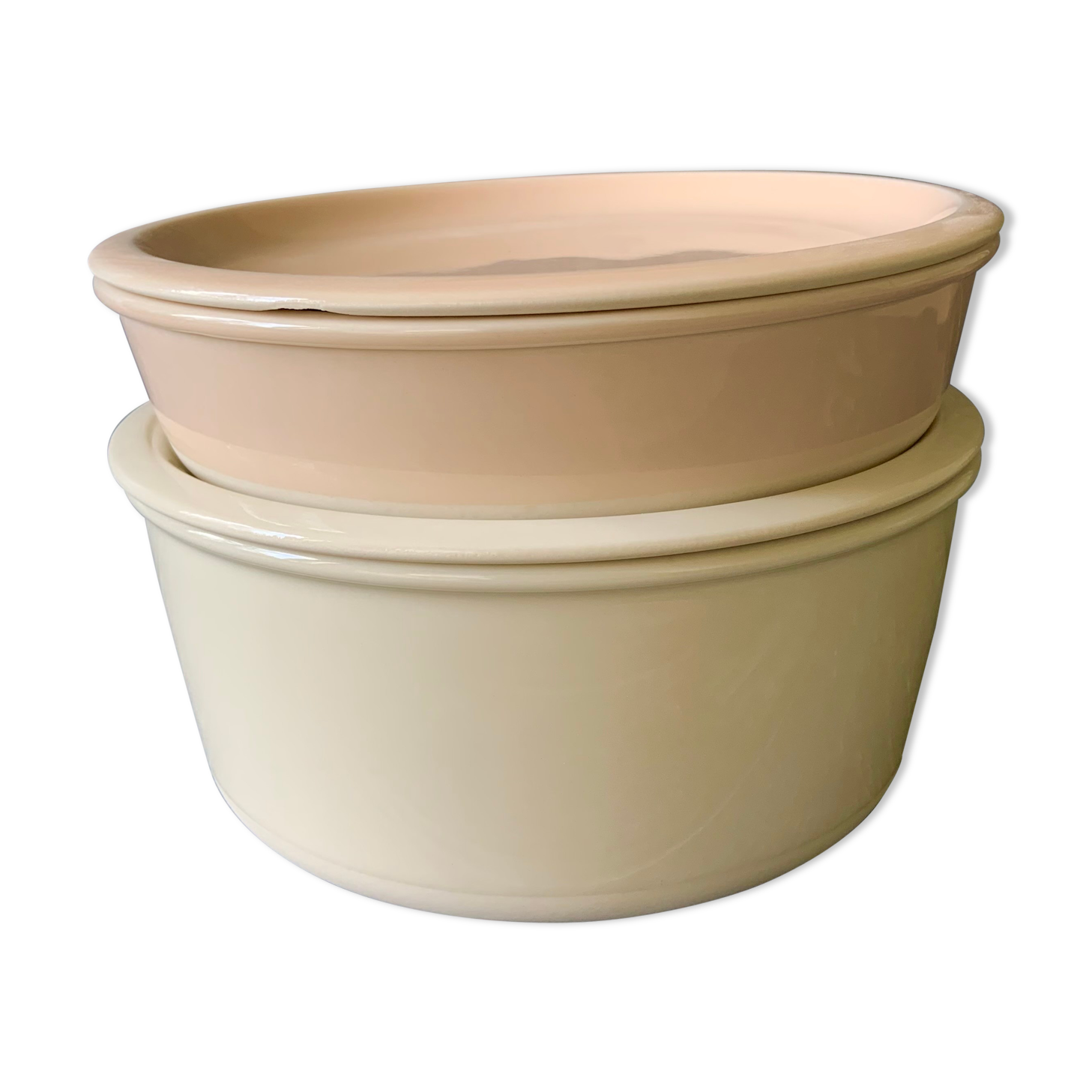 Saladiers and lids Jars Cantine