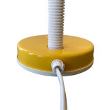 Lampe de bureau couleur jaune vintage années 90