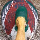 Duck (old applet) in painted wood