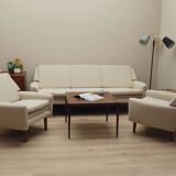 Cream sofa, Danish design, 1970s, production: Denmark
