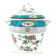 Minton porcelain sugar bowl, decor 3084 Cuckoo, blue cuckoo, excellent condition.