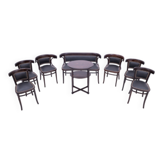 Thonet furniture set, Western Europe, late 19th century. After renovation.