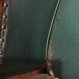Fauteuil Skaï vintage
