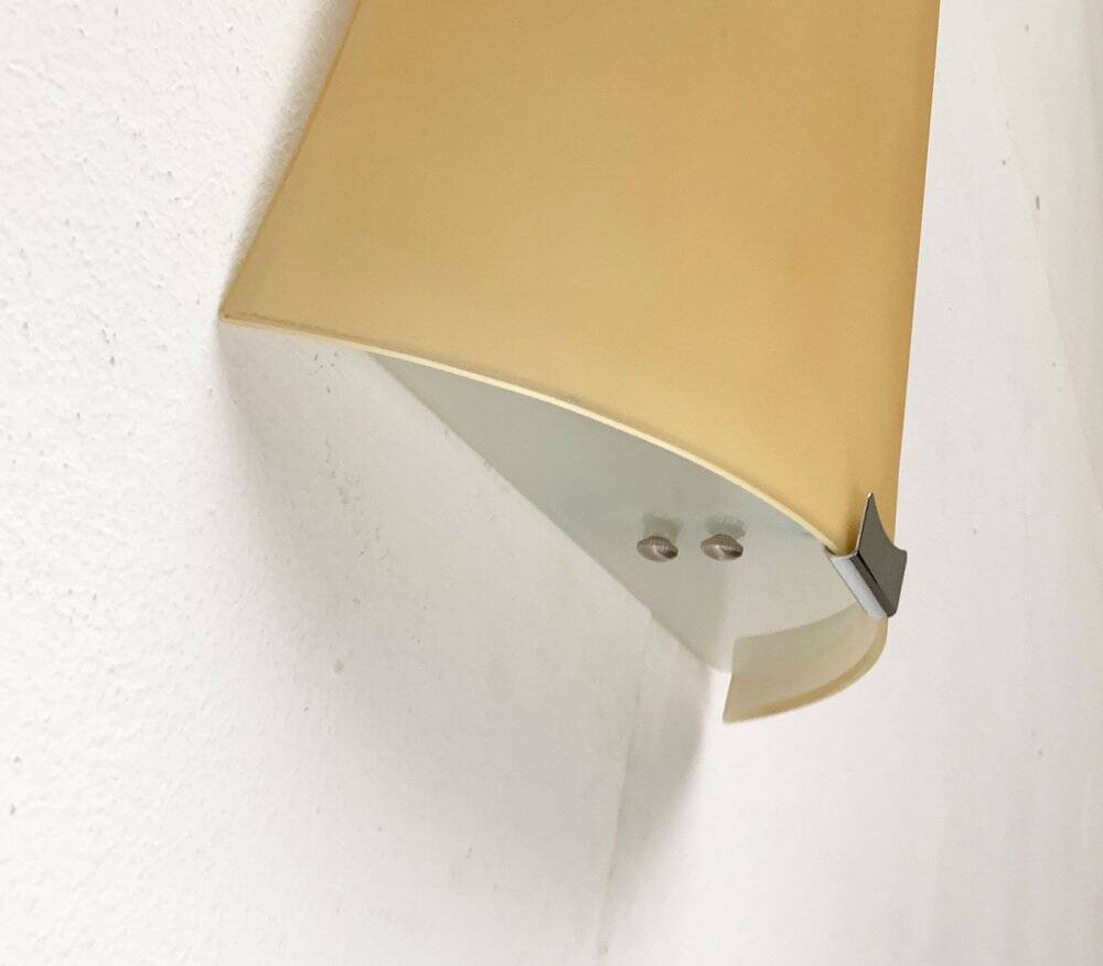 Postmodern vintage Italian glass wall lamp by Lucitalia, 1970s.