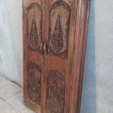 Anciennes portes de placard, bibliothèque murale en hêtre (1)