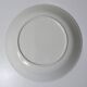 plat blanc crème en faïence