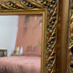 Exceptional antique large mirror in Louis XV style – Openwork gilded frame