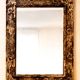 Miroir “Clotilde” – décor floral doré