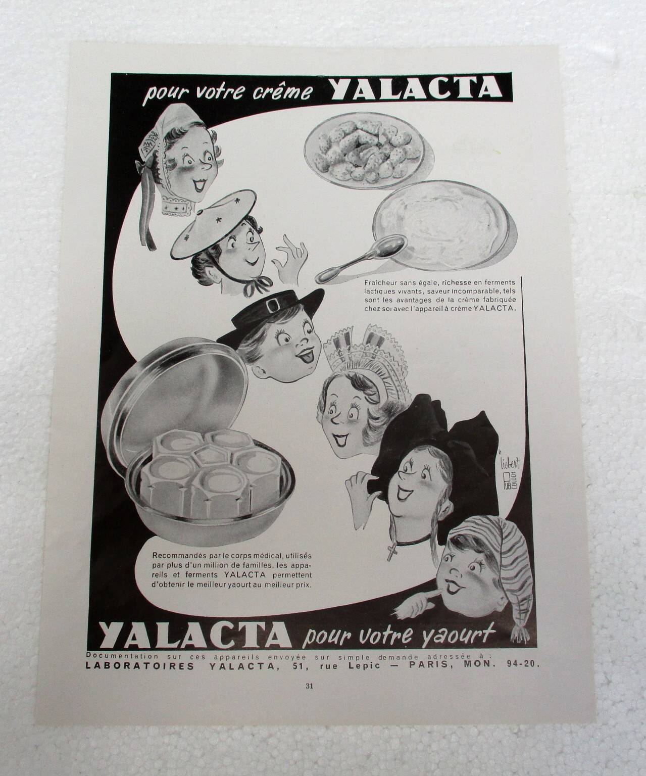 Old “Yalacta” and “Flowers of Holland” advertising from the 1950s