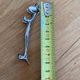 Knife doors dog basset / dachshund silver metal